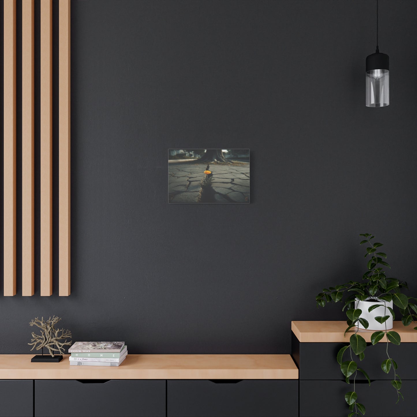 Defiant Bloom: Urban Resilience in Monochrome, Photographic Metaphor of Hope--1aceswild.myshopify.com