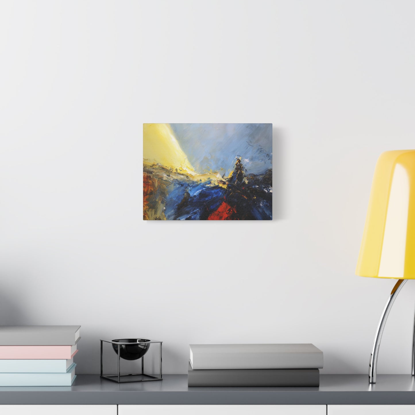 Path Revealed --Abstract Landscape Canvas Art, Colorful Wall Decor, Home Wall Art, Modern Art Print.