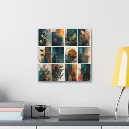 Natures Green Series #7 -Botanical Wall Art, Nature-Inspired Home Décor, Eco-Friendly Canvas Print, Greenery Art Piece, Living Room Wall Hanging