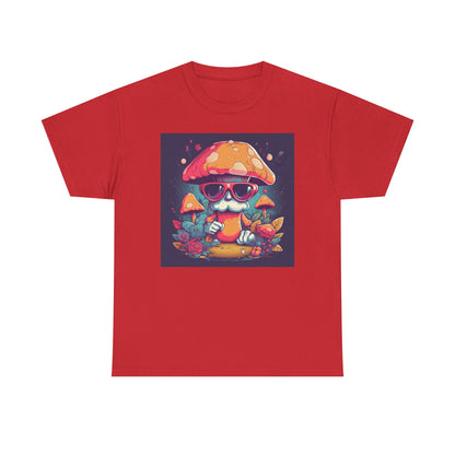 Cool Mushroom Graphic Tee, Retro T-Shirt, Unique Gift for Nature Lovers, Eco-Friendly Apparel, Perfect for Parties and Festivals
