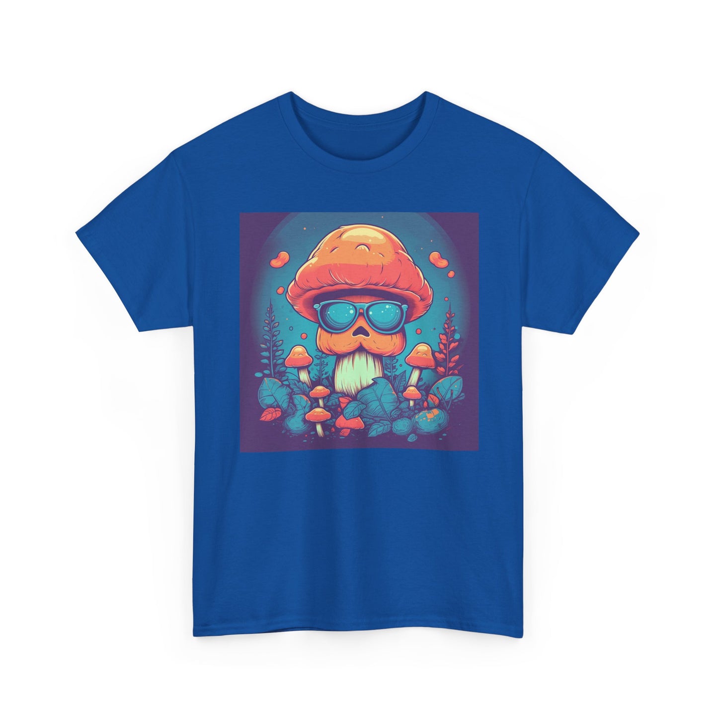 Cool Mushroom Vibes Unisex Tee, Retro Shirt, Gift for Nature Lovers, Chill Outfit, Eco-Friendly Apparel, Summer Wear