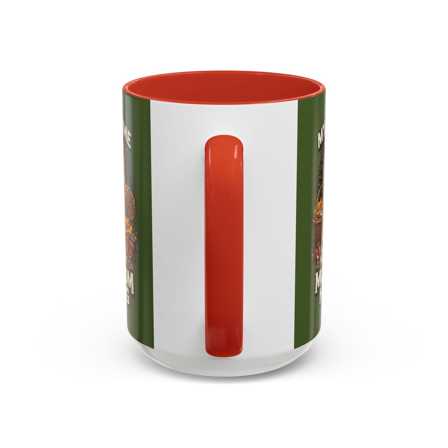 Mug - "My Spore Time Is Spent Mushroom Hunting" Accent Coffee Mug (11/15oz)