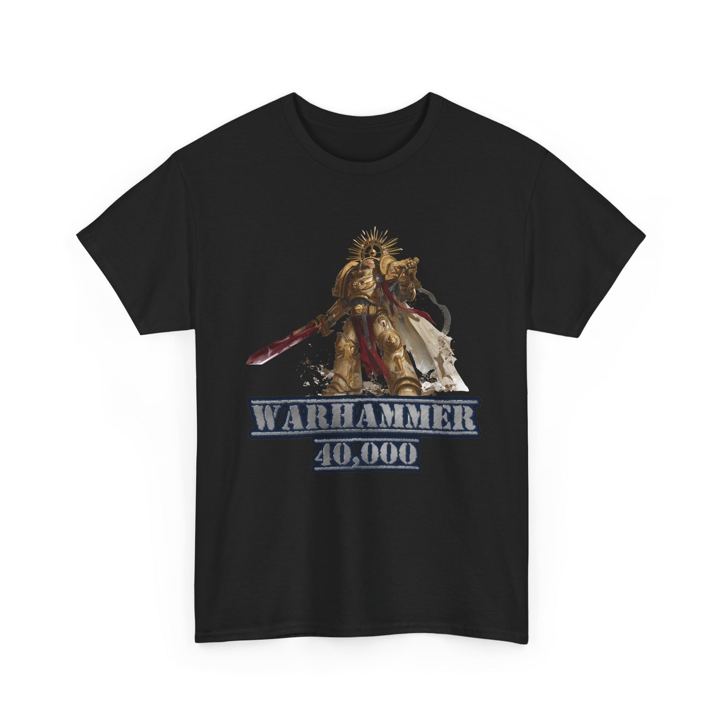 Warhammer 40,000 Unisex Heavy Cotton Tee, Gamer T-Shirt, Nerd Apparel, Gaming Gift, Casual Wear