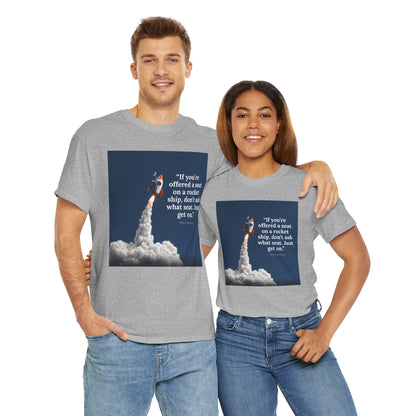 Inspiring Quote T-Shirt, Motivation Tee, Gift for Dreamers, Casual Wear, Everyday Comfort, Perfect for Graduations