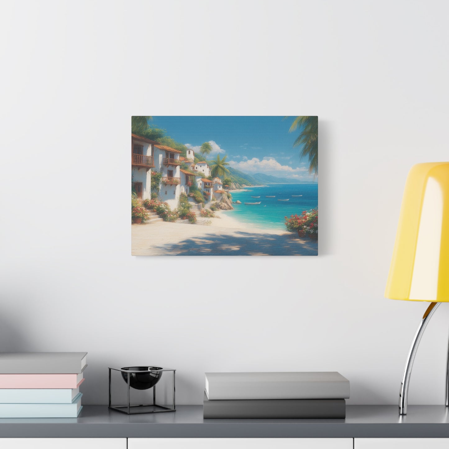 Sea Side -Coastal Serenity Canvas Print, Beach Decor, Wall Art for Home, Gift for Beach Lovers