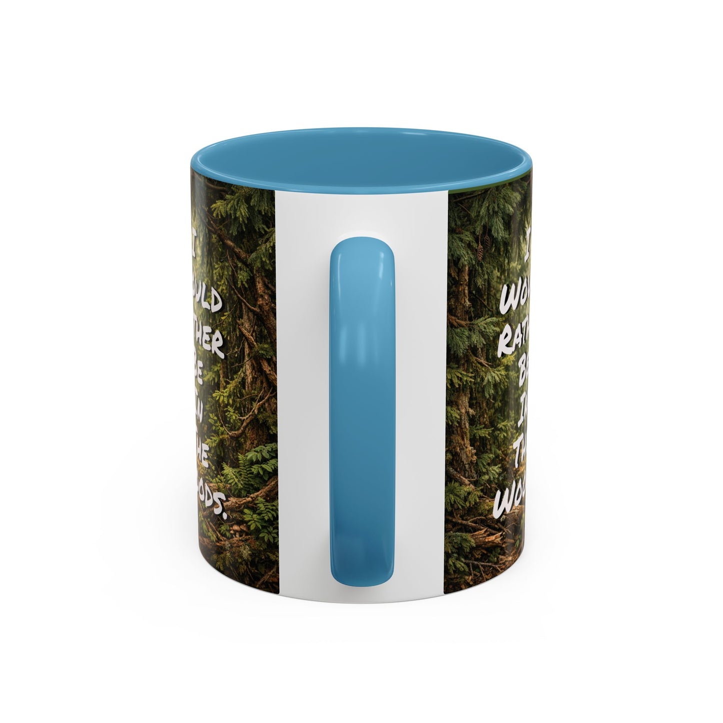 "My Spore Time Is Spent Mushroom Hunting" #2 Accent Coffee Mug (11/15oz)