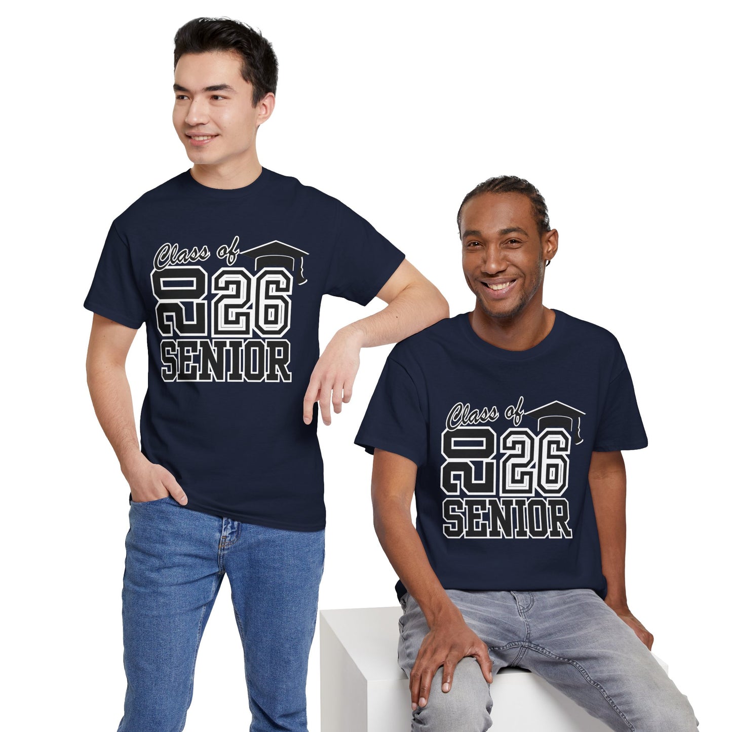 2026 Senior -Class of 2026 Graduation Tee, Unisex Heavy Cotton Shirt, Senior T-Shirt, Personalized Graduation Gift, Class Reunion Apparel, 2026 [...]