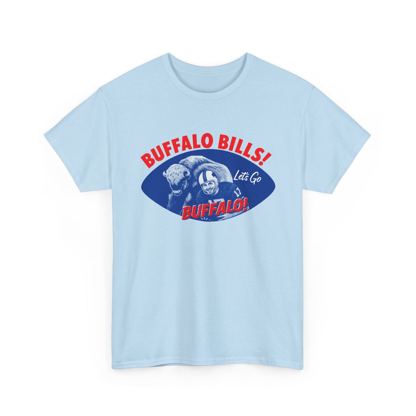 What is Old is New Again Buffalo Bills Tee -Heavy Cotton Tee, unisex sports shirt, fan apparel, game day shirt, gift for football lovers, team pride clothing