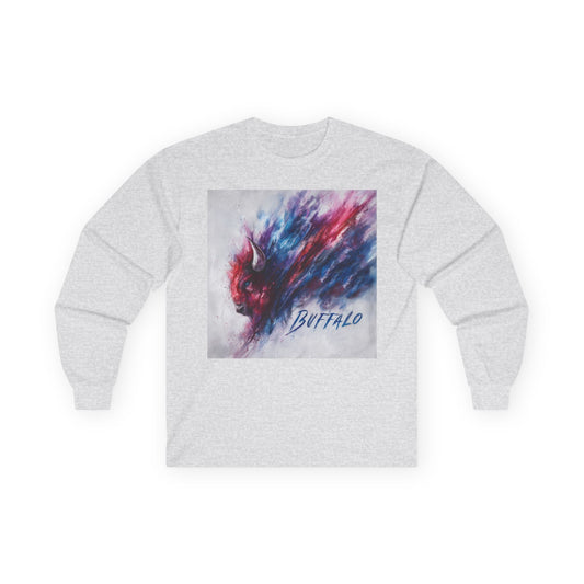 Buffalo Brushstroke Long Sleeve Tee