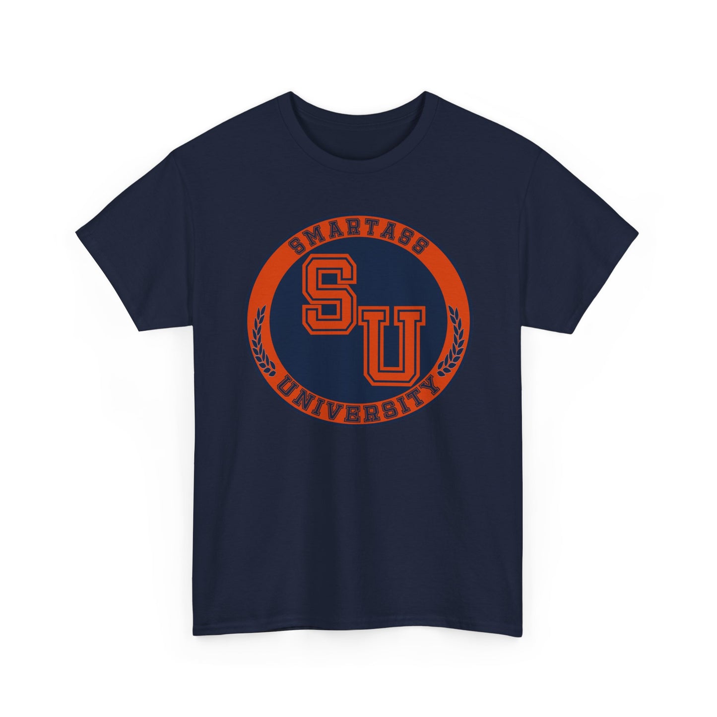 Unisex Heavy Cotton Tee with SU University Design | College Apparel, Graphic Tee, Gift for Students, Campus Wear, Casual Fashion