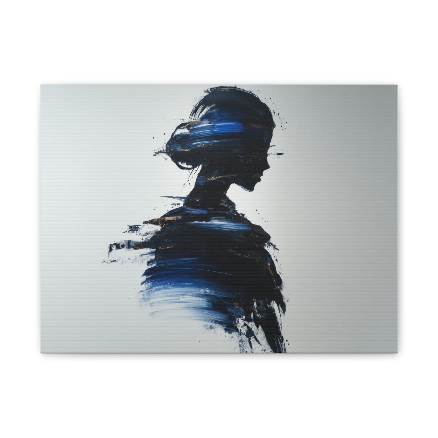 Silhouette of Beauty -Stylish Abstract Canvas Art Print, Modern Home Decor, Wall Art, Chic Living Room Accent, Unique Gift Idea