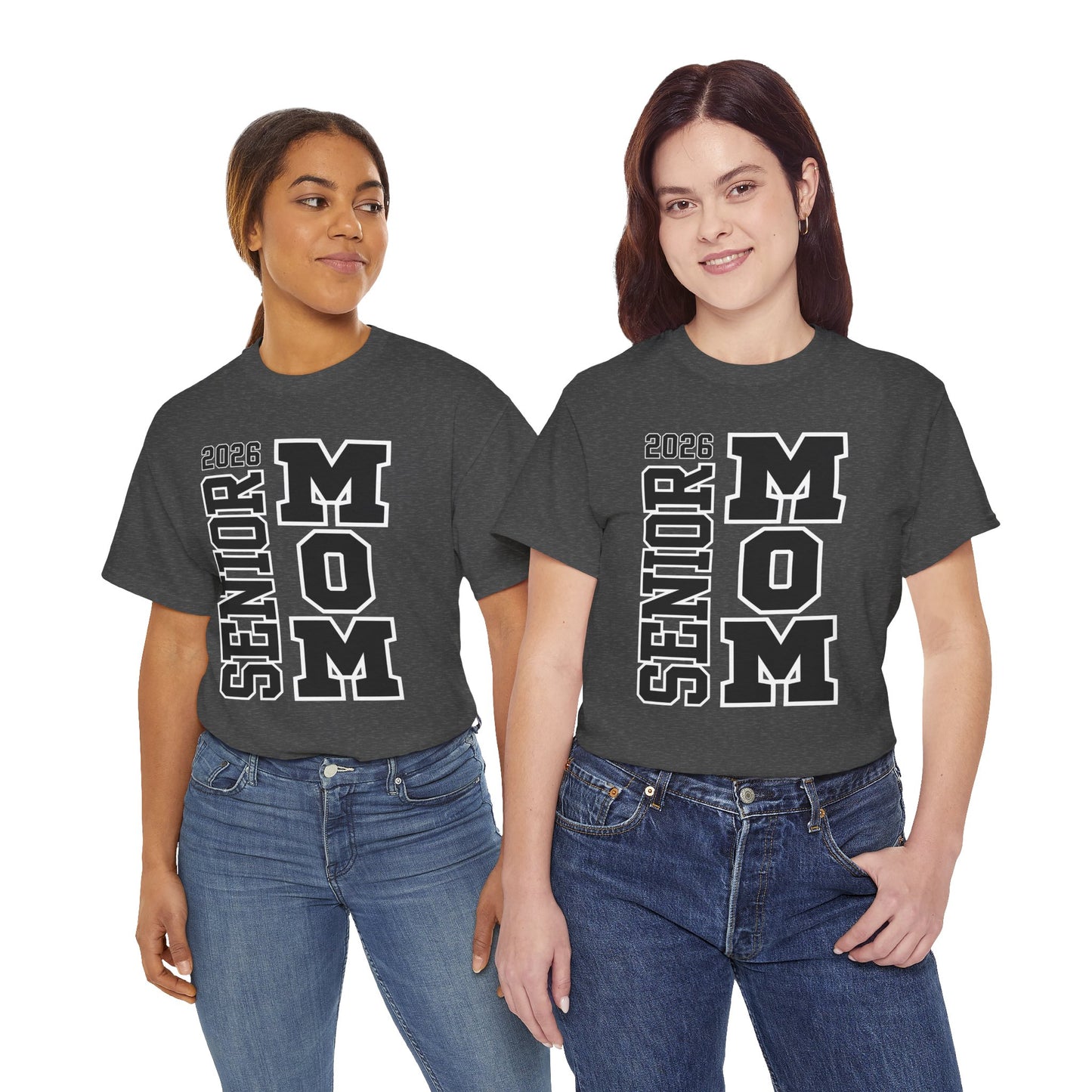 Senior Mom-Class of 2026 Graduation Tee, Unisex Heavy Cotton Shirt, Senior T-Shirt, Personalized Graduation Gift, Class Reunion Apparel, 2026 [...]