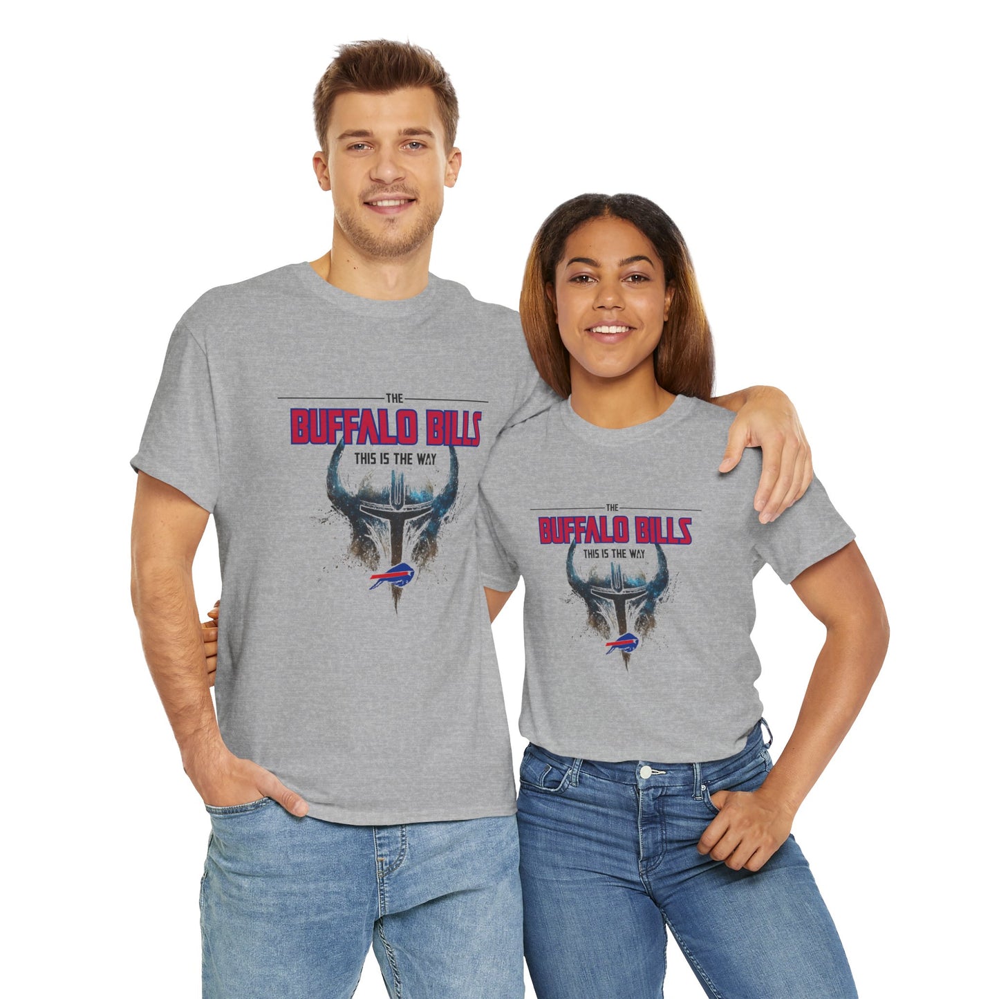 Buffalo Bills This Is The Way -Heavy Cotton Tee - Unisex Fan Shirt, Game Day Apparel, Sports Merchandise, Birthday Gift, Tailgate Outfit