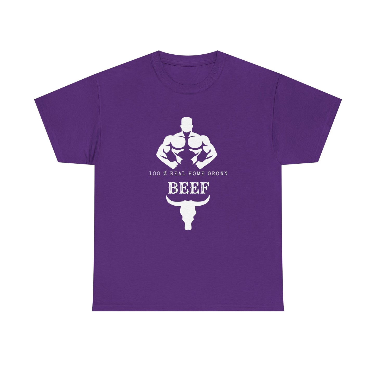 100% Beef -Unisex Tee, Perfect Gift for Workout Enthusiasts, Fitness Club, Gym Wear, Bodybuilding Fashion, Casual Daily Wear