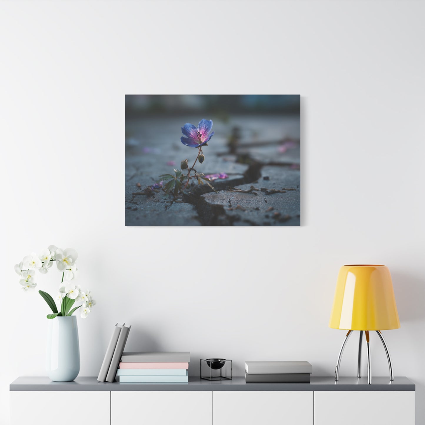 Resilient Bloom: Macro Geranium Photography, Nature's Endurance Landscape--1aceswild.myshopify.com