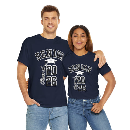 Class of 2026 Graduation Tee, Unisex Heavy Cotton Shirt, Senior T-Shirt, Personalized Graduation Gift, Class Reunion Apparel, 2026 [...]