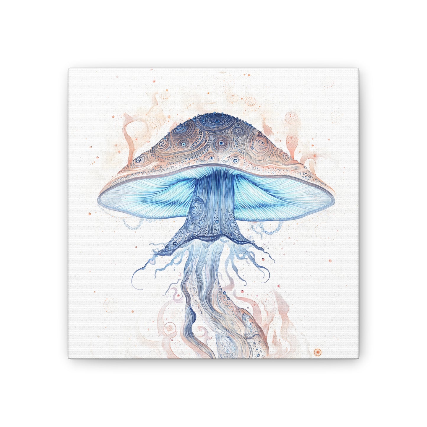 Daylight -Mushroom Canvas Art, Stretched Wall Decor, Bohemian Home Decor, Psychedelic Wall Art, Nature-Inspired Art