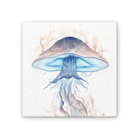 Daylight -Mushroom Canvas Art, Stretched Wall Decor, Bohemian Home Decor, Psychedelic Wall Art, Nature-Inspired Art