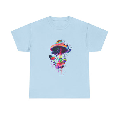 Colorful Psychedelic Mushroom Tee,