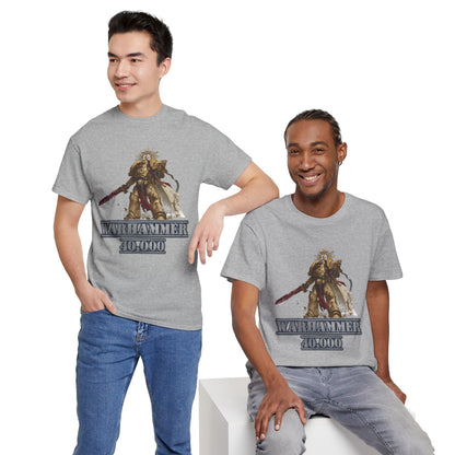 Warhammer 40,000 Unisex Heavy Cotton Tee, Gamer T-Shirt, Nerd Apparel, Gaming Gift, Casual Wear