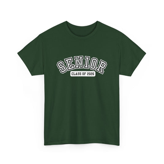 Senior 2026 -Class of 2026 Graduation Tee, Unisex Heavy Cotton Shirt, Senior T-Shirt, Personalized Graduation Gift, Class Reunion Apparel, 2026 [...]