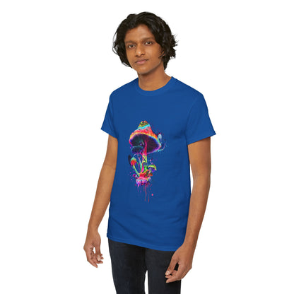 Colorful Psychedelic Mushroom Tee,