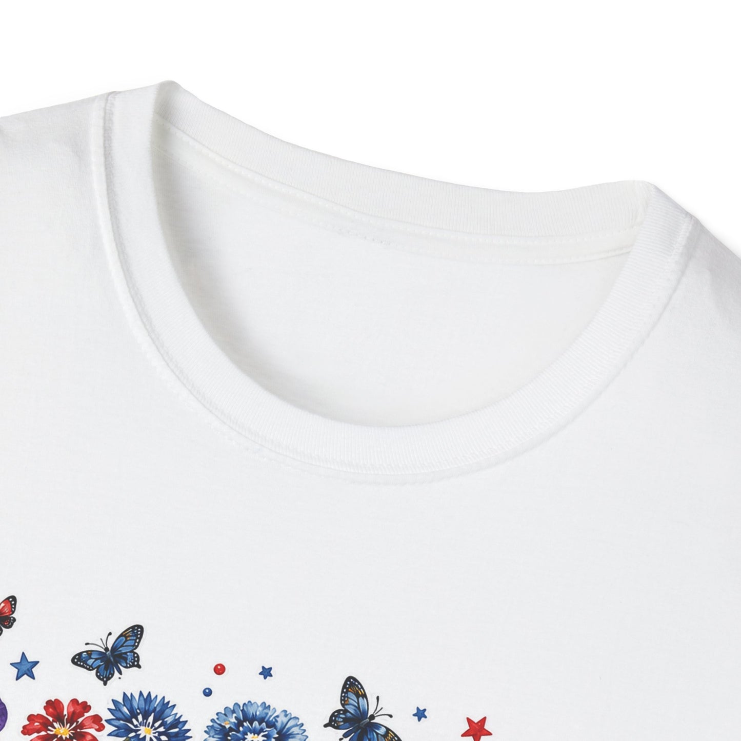 America 250th Birthday T-Shirt – July 4, 1776–2026 Patriotic Floral Tee