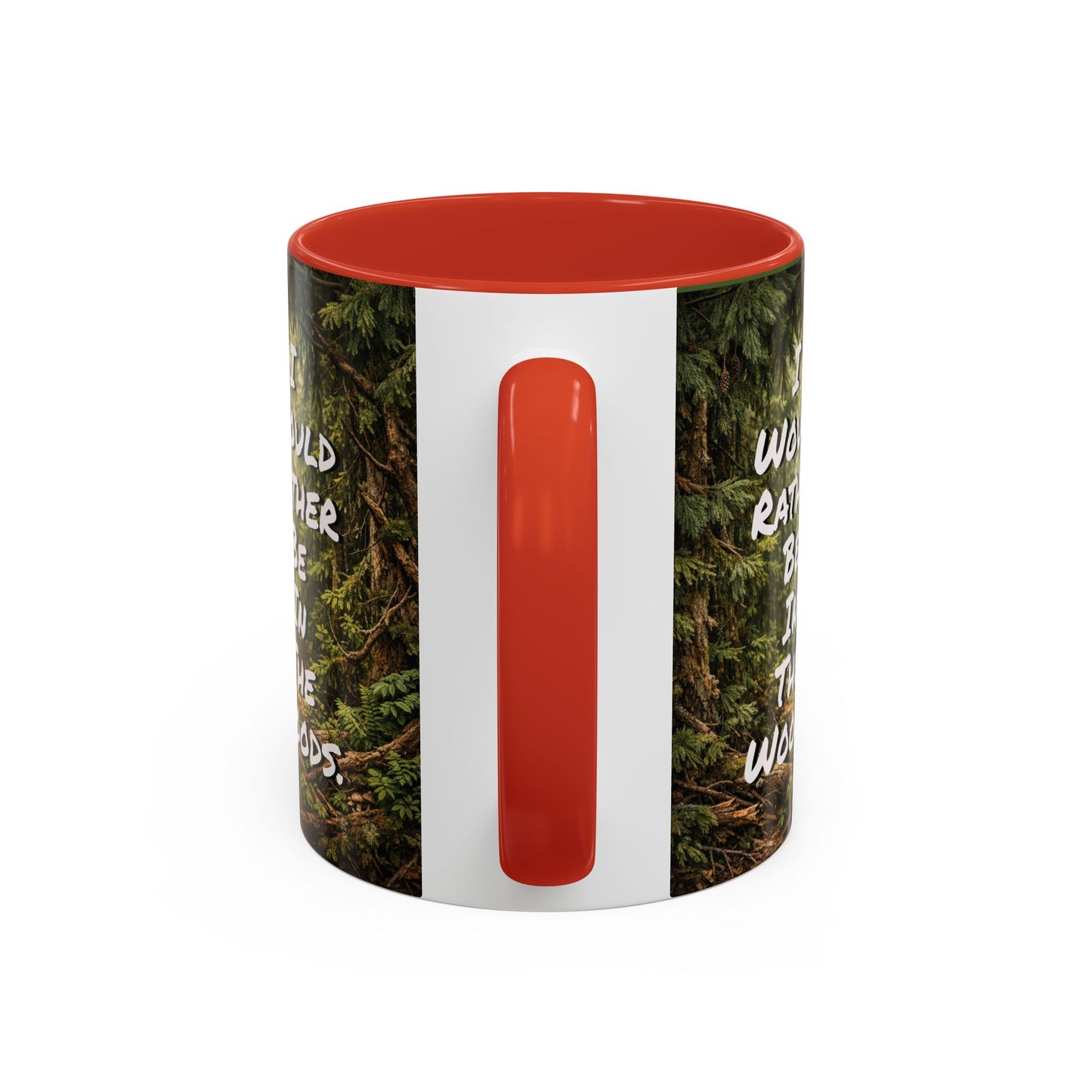 "My Spore Time Is Spent Mushroom Hunting" #2 Accent Coffee Mug (11/15oz)